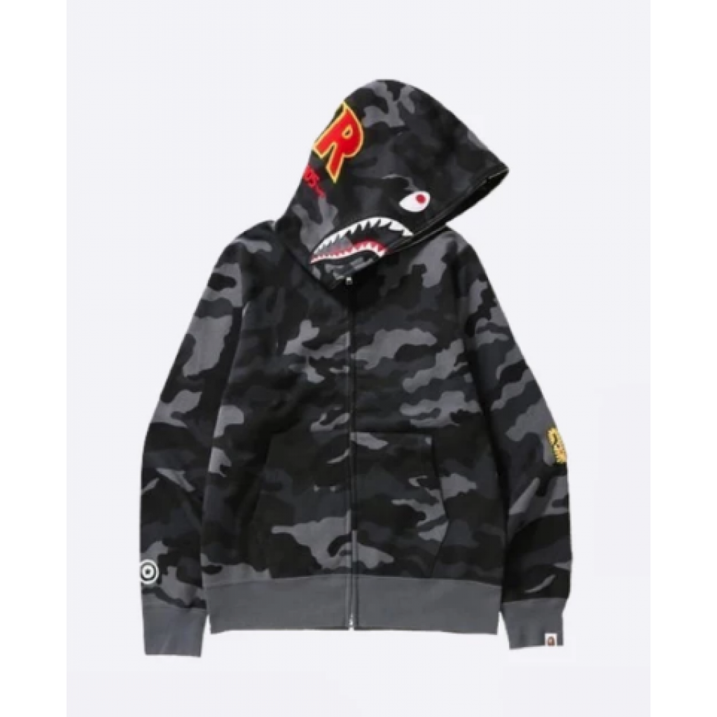 Ponr bape hotsell hoodie camo